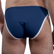 Side-Stripe Brief (Dark Blue)