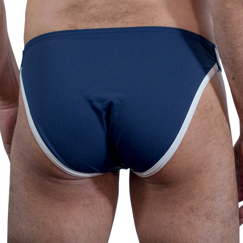 Side-Stripe Brief (Dark Blue)