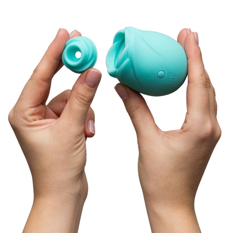 Rose Glow-in-the-Dark Clitoral Suction Stimulator