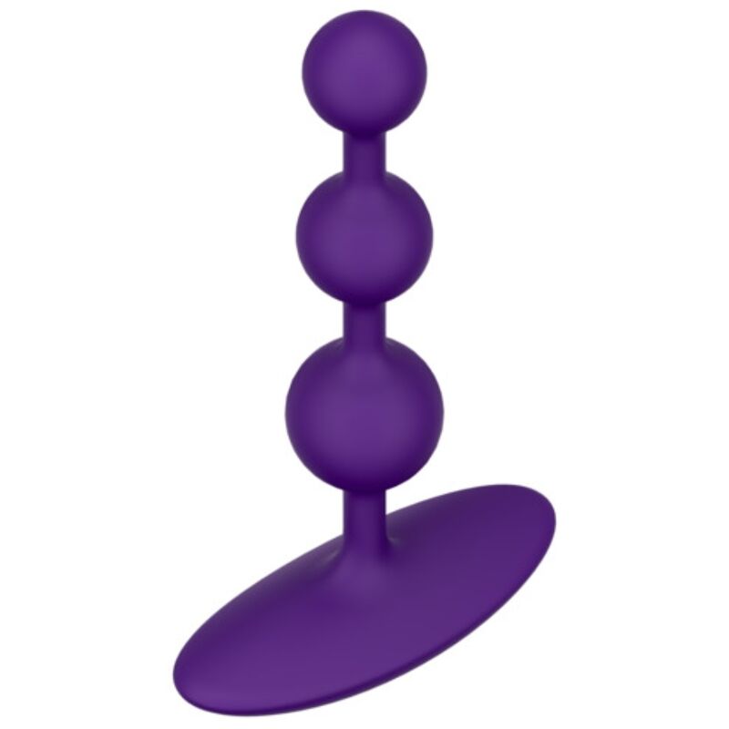 Amp Flexible Anal Beads — 12.5cm, Purple