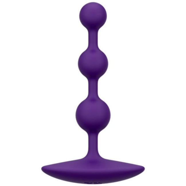 Amp Flexible Anal Beads — 12.5cm, Purple