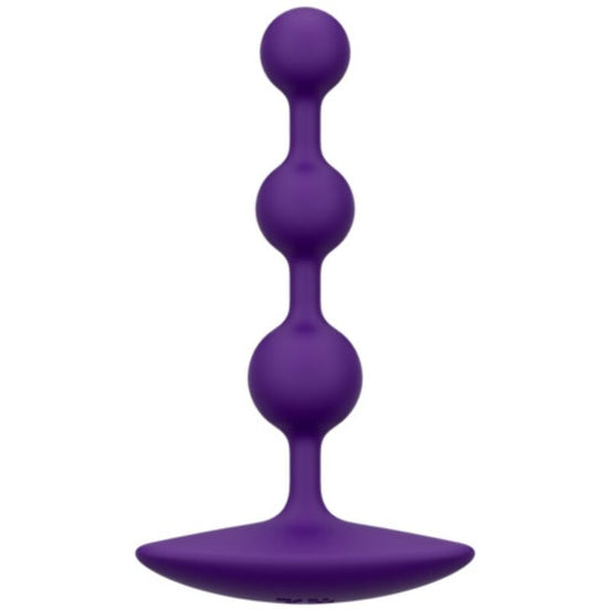 Amp Flexible Anal Beads — 12.5cm, Purple