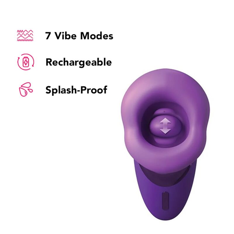 Pleasure Sucker Vibrator — Purple