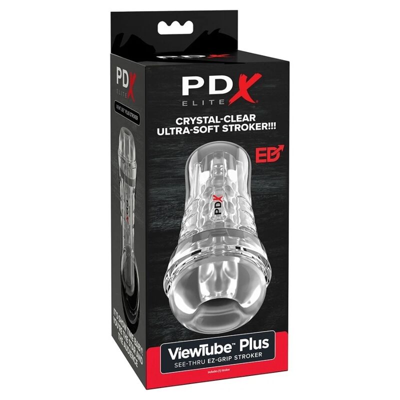 ViewTube Plus Transparent Stroker — 21cm