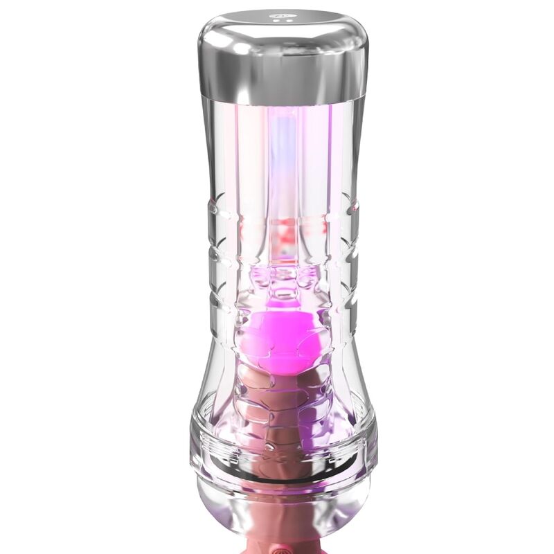 ViewTube XXL LED Transparent Stroker — 27.3cm