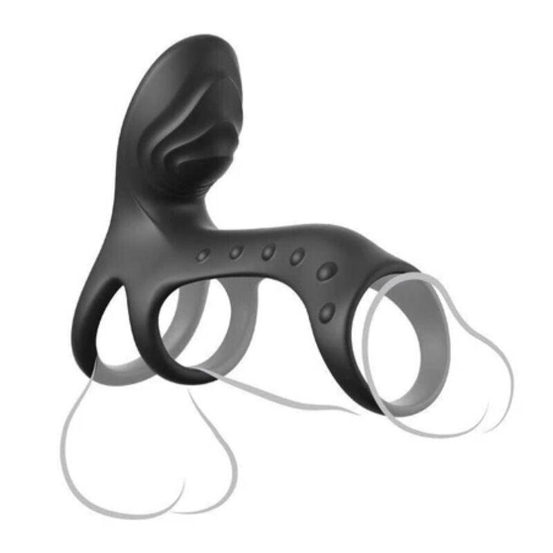 Ultimate Couples Cage Pro Vibrating Cock Ring — 19.5cm