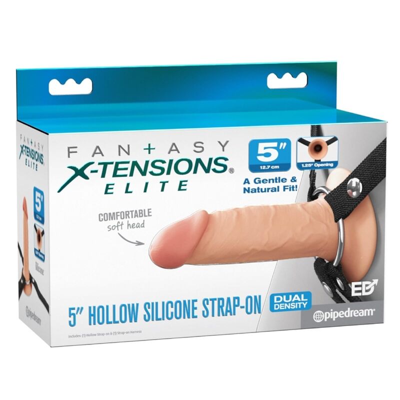 Elite Realistic Hollow Strap-On — 12.7cm