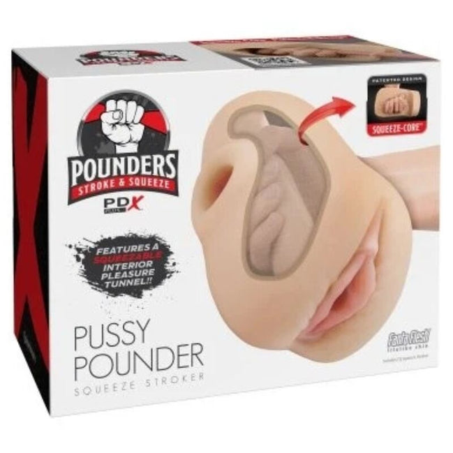 Realistic Squeeze Stroker — 18cm