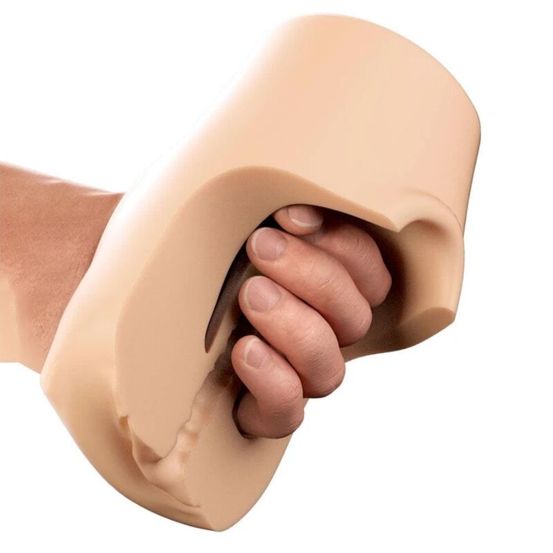 Realistic Squeeze Stroker — 18cm