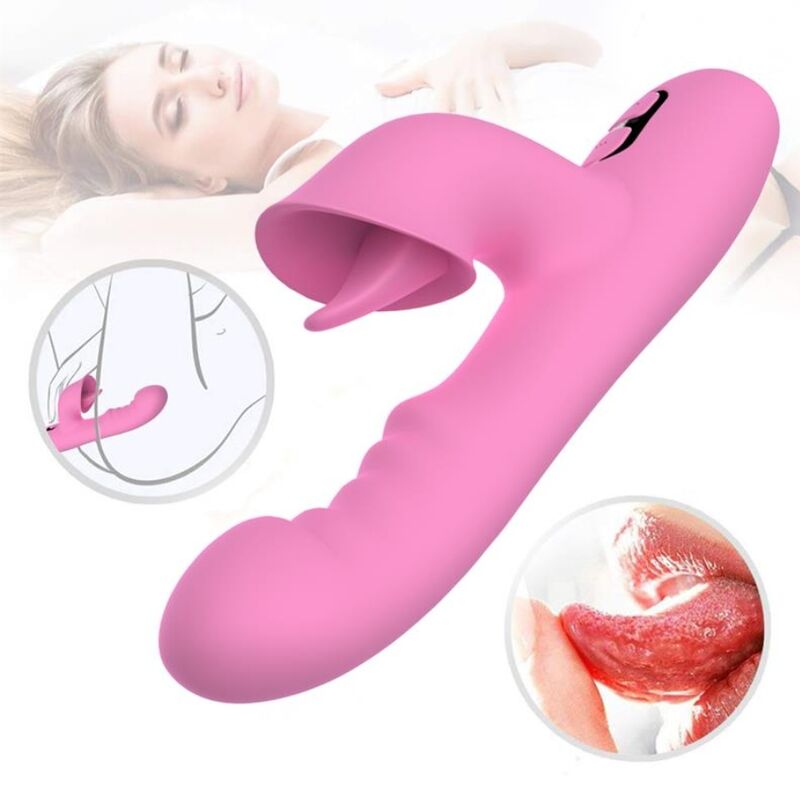T-May Rabbit Vibrator with Thrusting & Swing