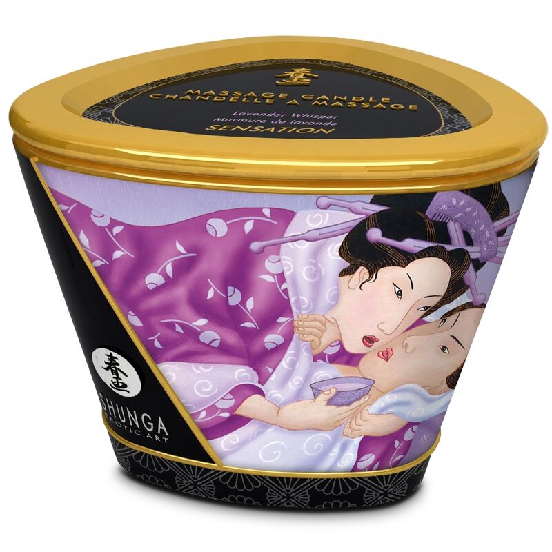 Shunga Massage Candle Lavender 170 ml
