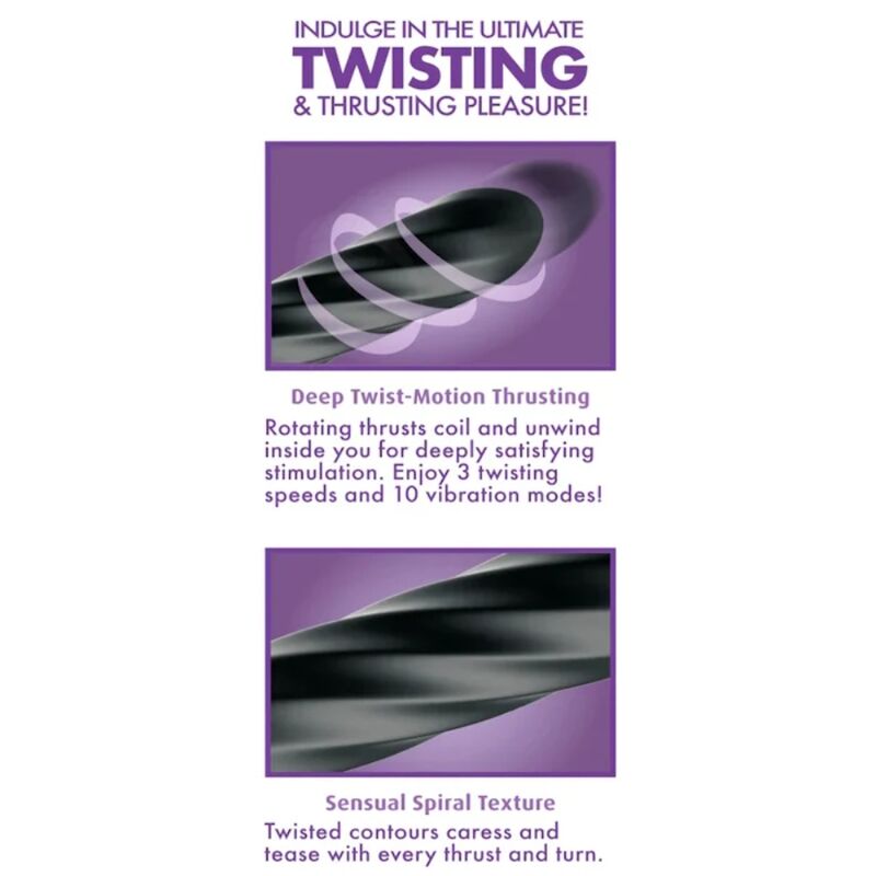 Twist Ecstasy Rotating Anal Stimulator