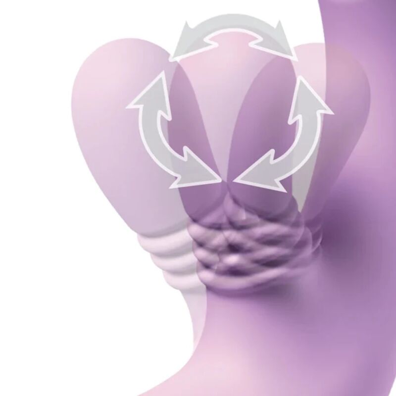 Intimotion Flutter Pro Rabbit Vibrator — Purple