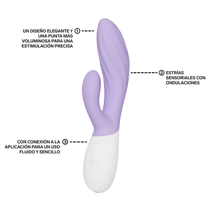 Ina Twist Rabbit Vibrator — Lavender