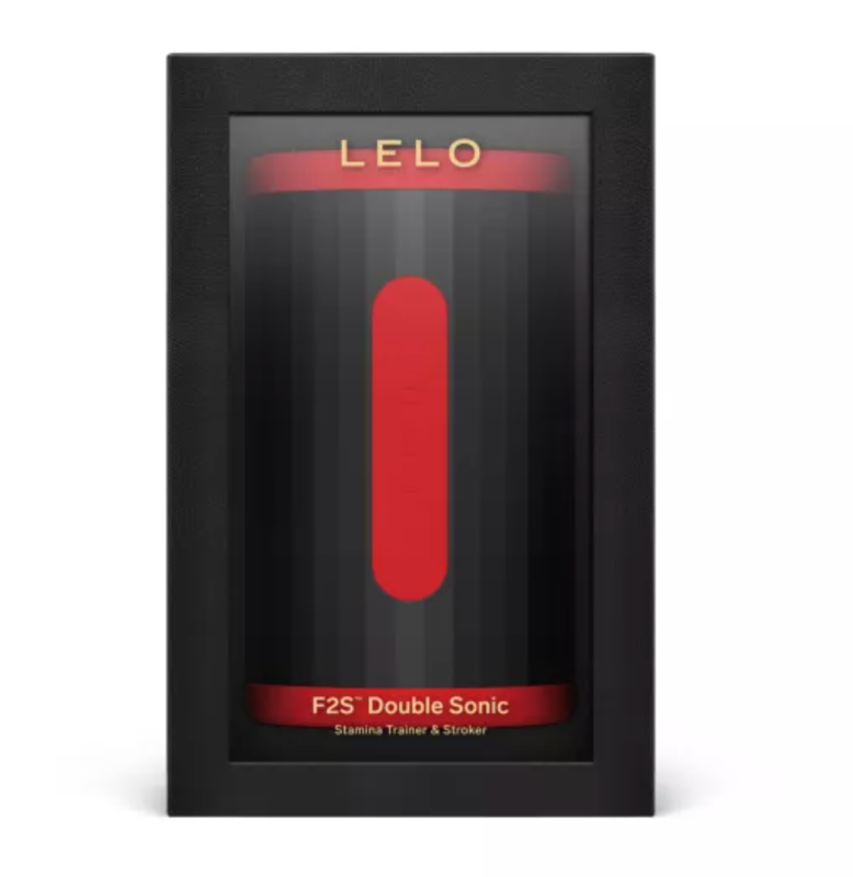 F2S Double Sonic Male Stroker — Red