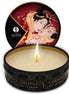 SHUNGA - MINI CARESS BY CANDELIGHT STRAWBERRIES AND CAVA MASSAGE CANDLE 30 ML