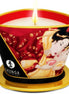 SHUNGA - MINI CARESS BY CANDELIGHT STRAWBERRIES AND CAVA MASSAGE CANDLE 170 ML