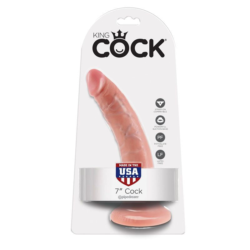 KING COCK - 7 Wellnessgerät FLESH 17,8 CM