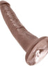 KING COCK - 7 Wellness Device CHOCOLATE 17.8 CM