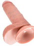 KING COCK - 7 Wellness Device FLESH WITH BALLS 17.8 CM