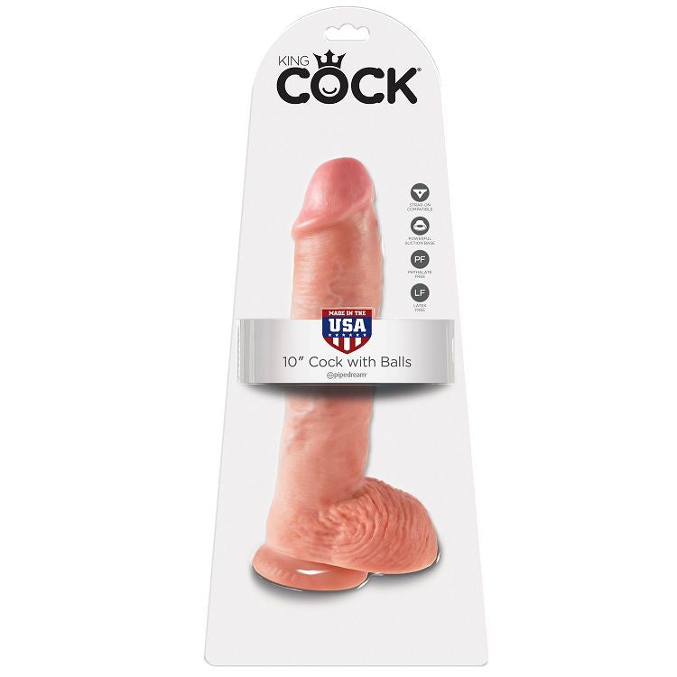 KING COCK - 10 Wellness Device FLEISCH MIT Eiern 26,5 CM