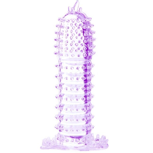 BAILE - PENISHÜLLE MIT STIMULIERENDEN NOppen VIOLETT 14 CM