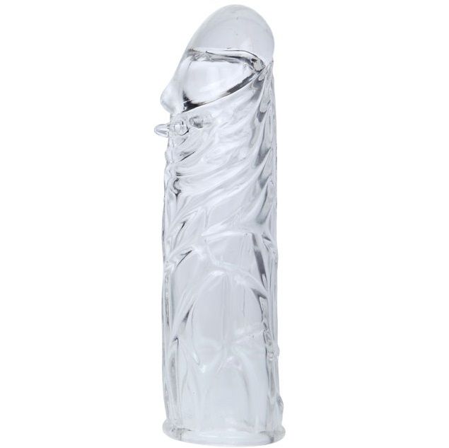 BAILE - LILA ÜBERZUG FÜR DEN PENIS AUS ANPASSUNGSFÄHIGEM SILIKON 13 CM