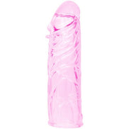 BAILE - ROSA STIMULIERENDER SILIKON-PENISHÜLLE 13 CM