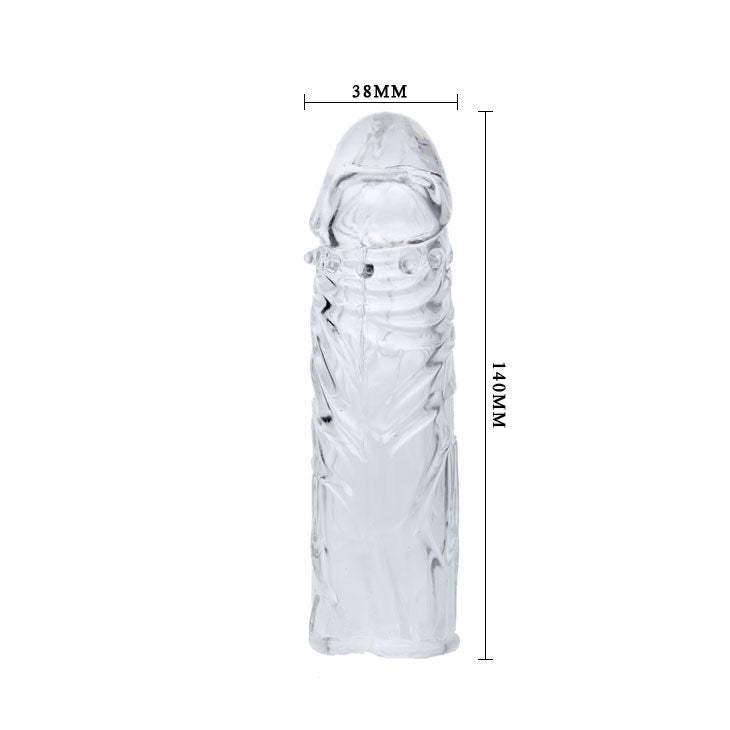 BAILE - TRANSPARENTE SILIKON-PENISHÜLLE 13 CM