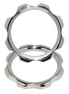 METAL HARD - METAL TORQUE RING FOR PENIS AND TESTICLES 45MM