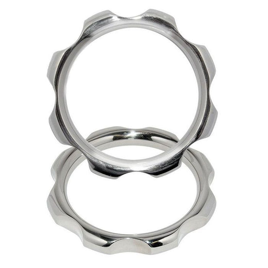 METALL HART - METALL-TORQUE-RING FÜR PENIS UND HODEN 45MM