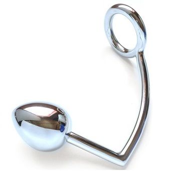 METALL HART - RING MIT ANUS-HAKEN 40MM