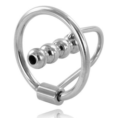 METAL HARD - Drüsenring mit Urethral Plug 30MM