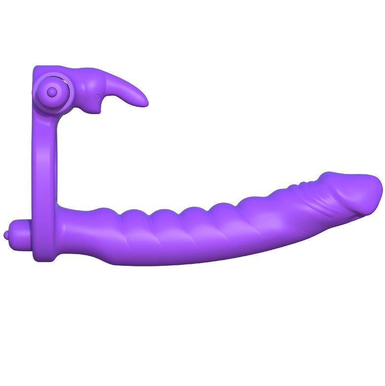 FANTASY C-RINGZ - SILICONE DOUBLE Sensory Device RABBIT