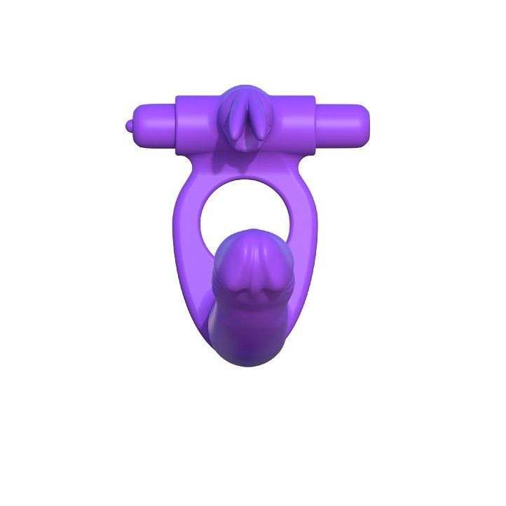 FANTASY C-RINGZ - SILICONE DOUBLE Sensory Device RABBIT