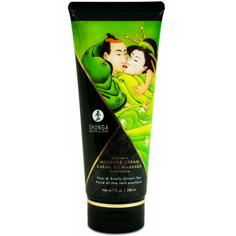 SHUNGA - MASSAGECREME BIRNE & GRÜNER TEE 200 ML