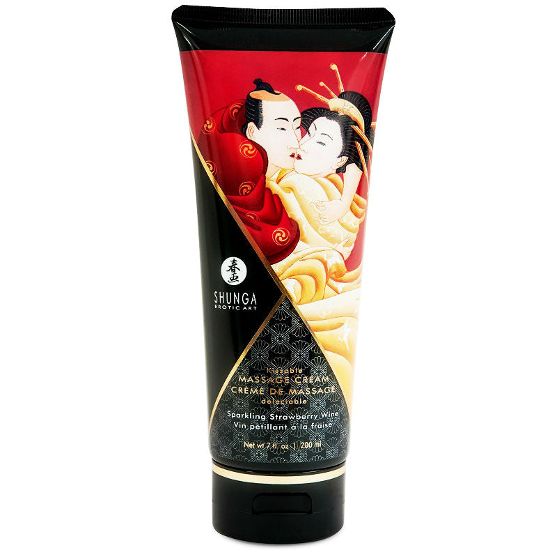 SHUNGA - ERDBEER-UND-CAVA-MASSAGECREME 200 ML