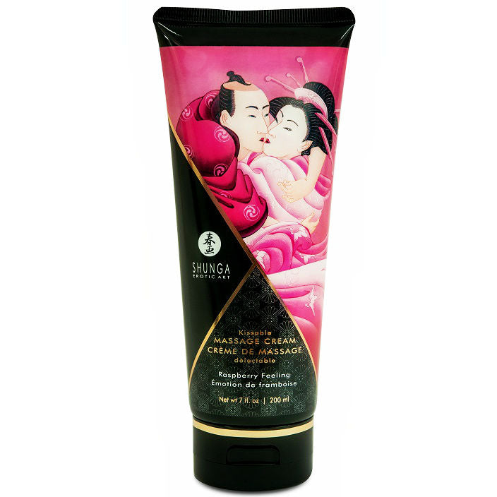 SHUNGA - HIMBEER MASSAGECREME 200 ML