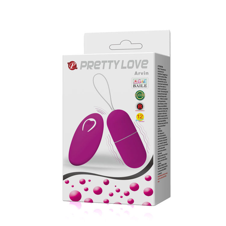 PRETTY LOVE - VIBRATIONS-EI ARVIN FERNBEDIENUNG 12V