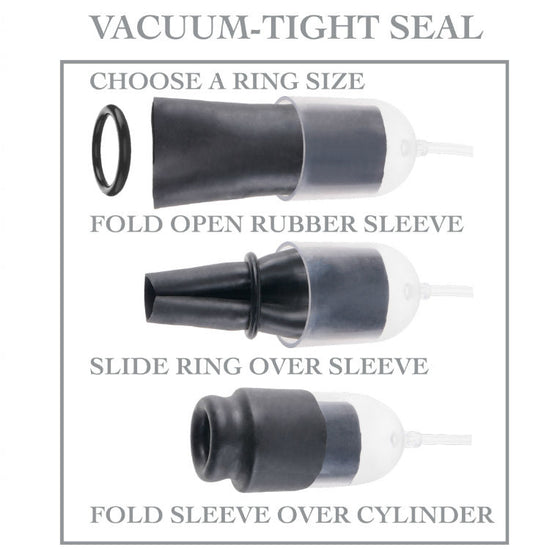 FETISH FANTASY SERIES - SUCTION GLAND SERIES WITH ENHANCING RINGS
