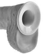 KING COCK - 28 CM HOHLER STRAP-ON MIT HOSENTRÄGERSYSTEM FLEISCHFARBEN
