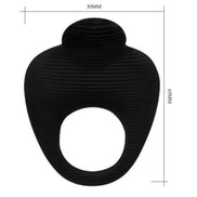 PRETTY LOVE - THIMBLE Sensory Device RING BLACK