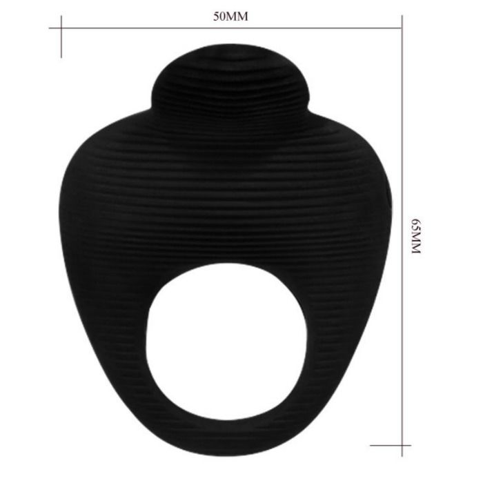 PRETTY LOVE - THIMBLE Sensory Device RING BLACK