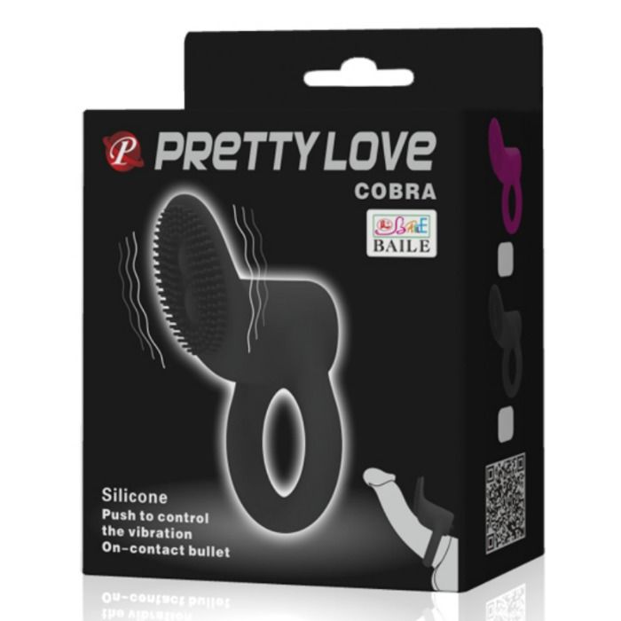 PRETTY LOVE - COBRA Sensory Device RING BLACK