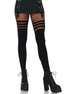 LEG AVENUE - PANTYHOUSE WIT FISNHET STRIPES
