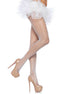 LEG AVENUE - NYLON-NETZSTRUMPFHOSE WEISS - EINHEITSGRÖSSE
