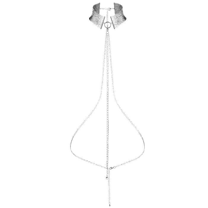 BIJOUX - DÉSIR MÉTALLIQUE SILBERNE METALLIC-HALSKETTE