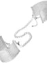 BIJOUX - DÉSIR MÉTALLIQUE SILVER METALLIC HANDCUFFS