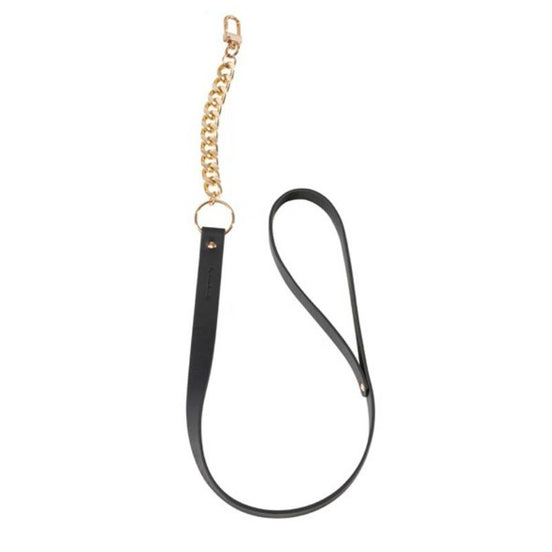 BIJOUX INDISCRETS MAZE – SCHWARZE HALSKEKETTE MIT RIEMEN