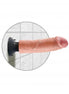 KING COCK - 20.32 CM VIBRATING COCK FLESH
